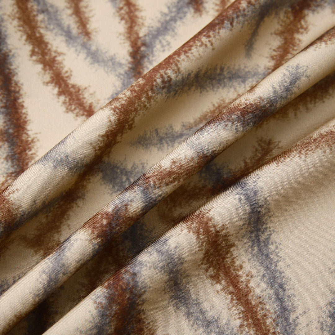 Herren Kurzarmhemd mit botanischem Muster und feiner Baumwollqualität Aliams