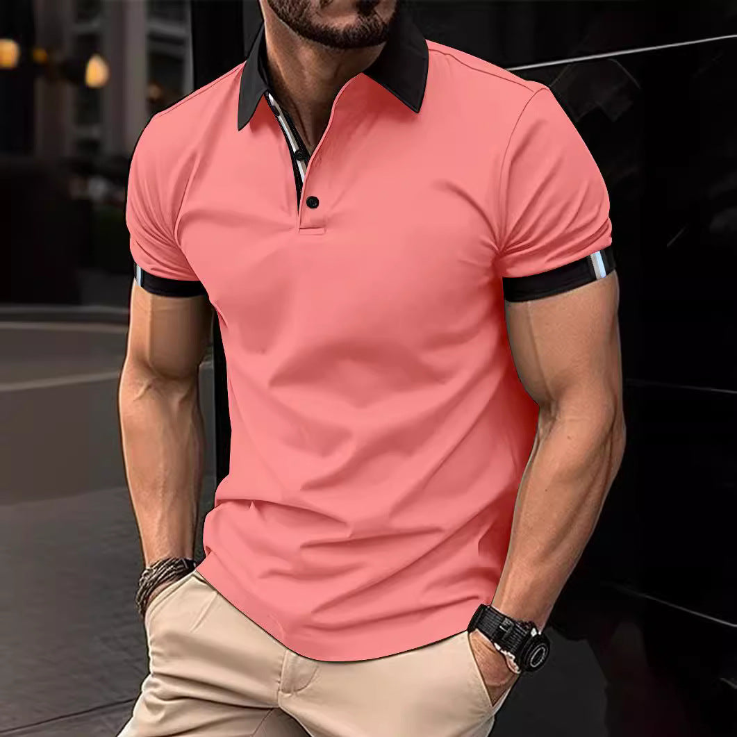 Herren Performance Polohemd mit Kontrastdetails Aliams