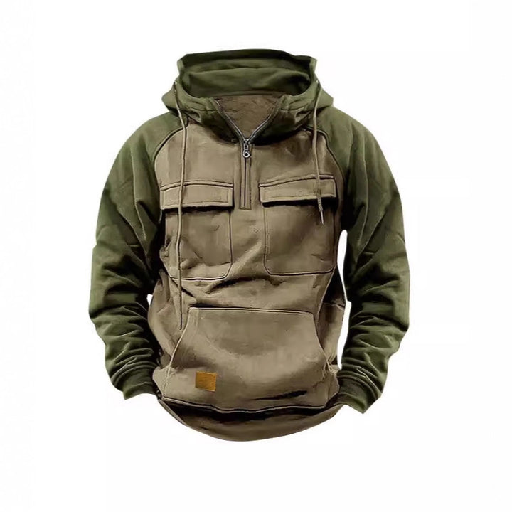 Herren Funktioneller Hoodie mit praktischen Taschen und innovativem Design Aliams