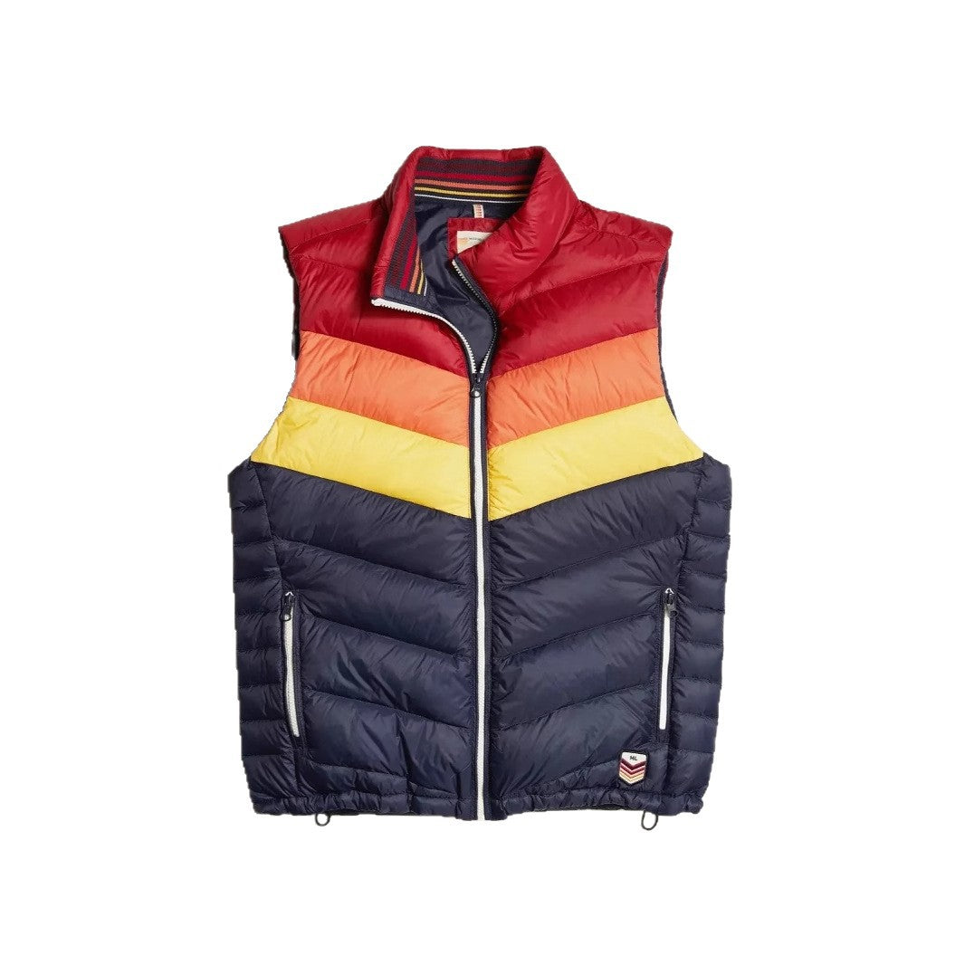 Herren Steppweste mit modernem Karomuster und Kontrastdesign Aliams