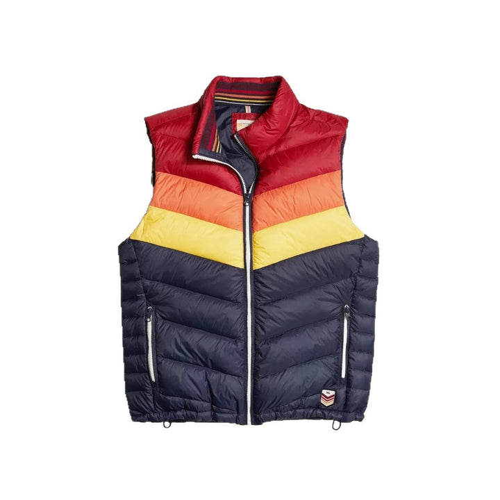 Herren Steppweste mit modernem Karomuster und Kontrastdesign Aliams