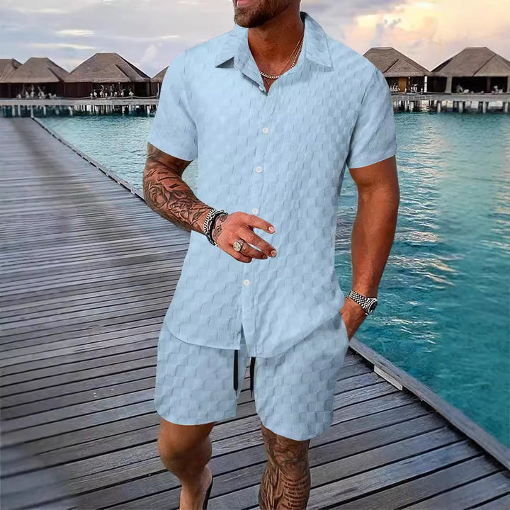Herren Texturiertes Urlaubsoutfit Aliams
