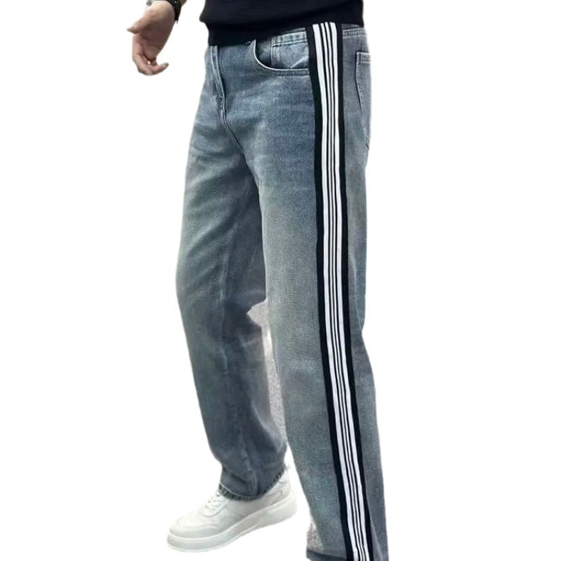 Herren Jeans mit seitlichen Streifen Aliams