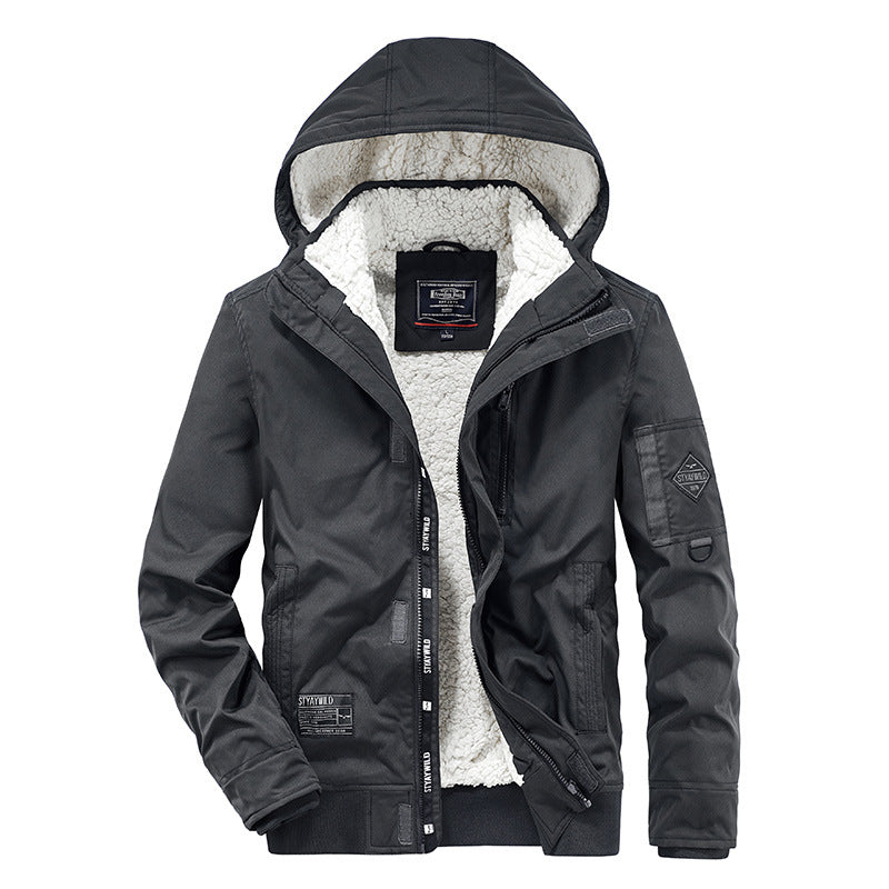 Herren technische Übergangsjacke mit warmem Innenfutter Aliams