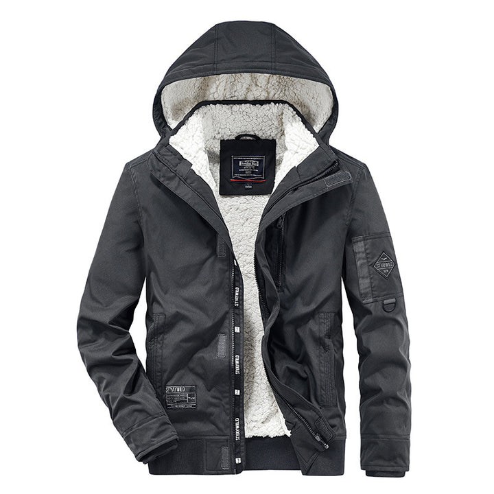 Herren technische Übergangsjacke mit warmem Innenfutter Aliams