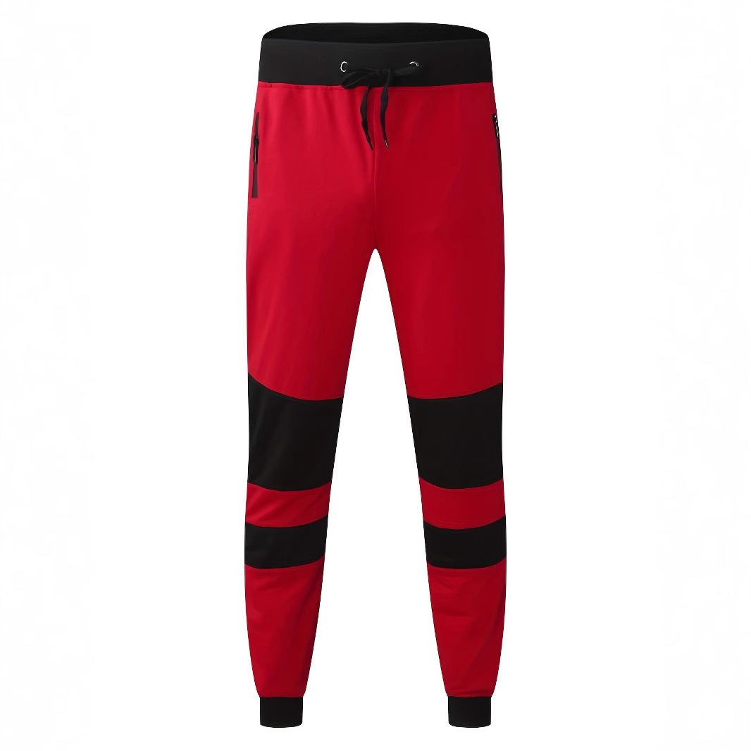 Herren stylische Freizeit-Jogginghose mit atmungsaktiven Einsätzen und praktischem Kordelzug Aliams