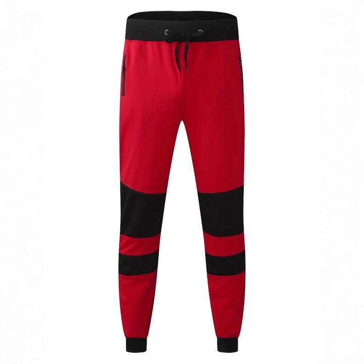 Herren stylische Freizeit-Jogginghose mit atmungsaktiven Einsätzen und praktischem Kordelzug Aliams