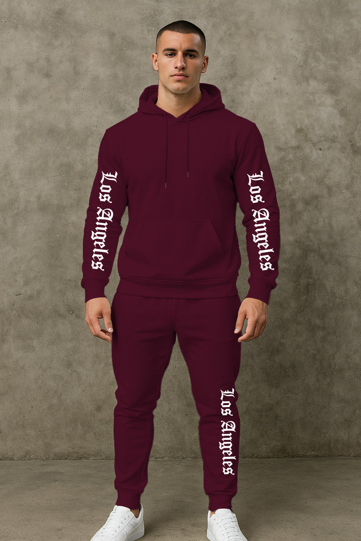 Herren Sportlicher Hoodie- und Jogginghosensatz Aliams