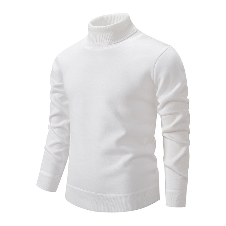 Herren Rollkragenpullover aus weichem Strick mit strukturiertem Design Aliams