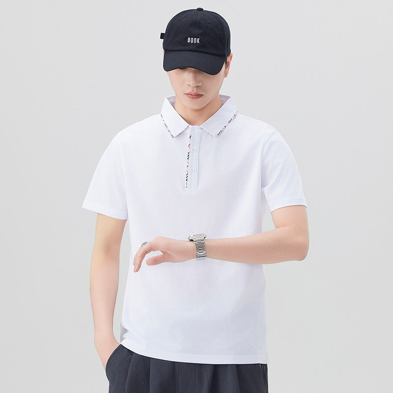 Herren Poloshirt mit modischem Kragen-Design Aliams