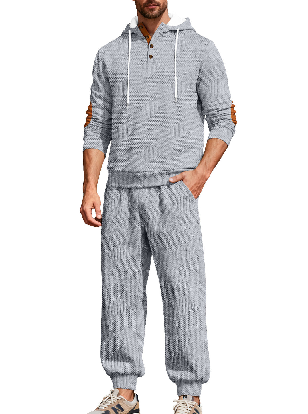 Herren Freizeitanzug mit dynamischem Strukturdesign Aliams