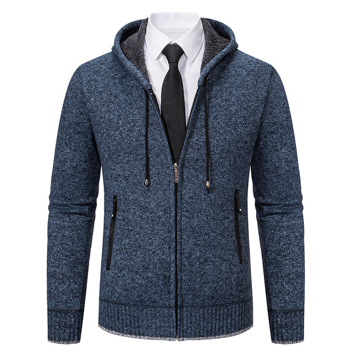 Herren Kapuzenjacke mit softem Fleece-Futter und eleganten Details Aliams