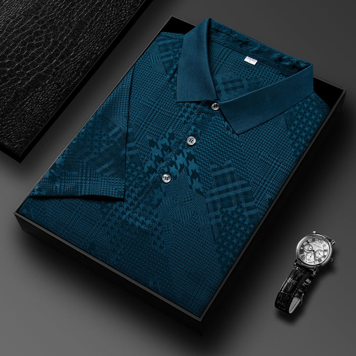 Herren Poloshirt mit strukturiertem Design Aliams