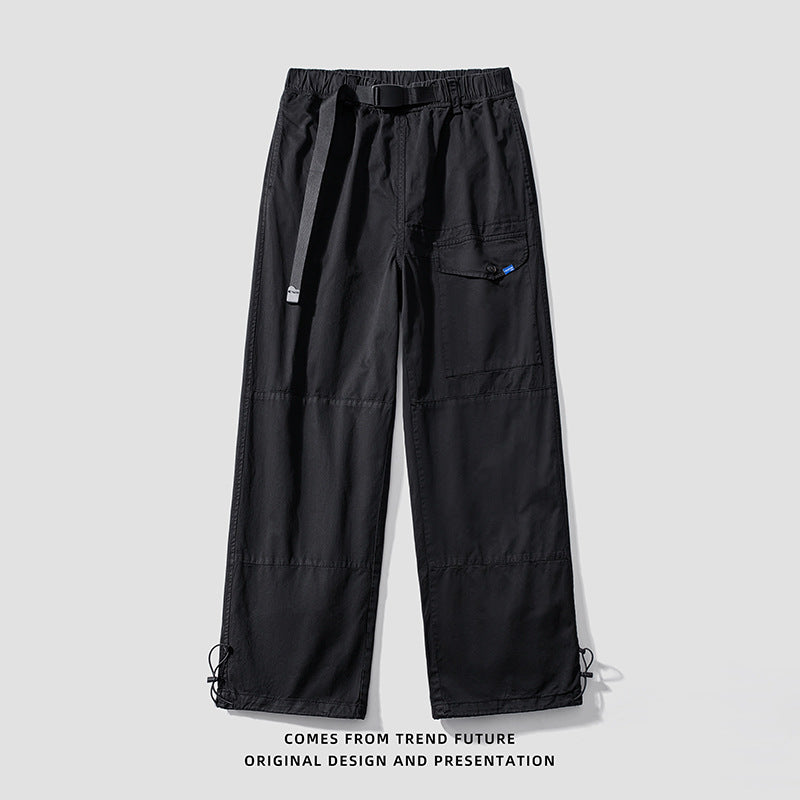 Herren Cargo-Hose mit verstellbarem Bund und praktischen Taschen Aliams