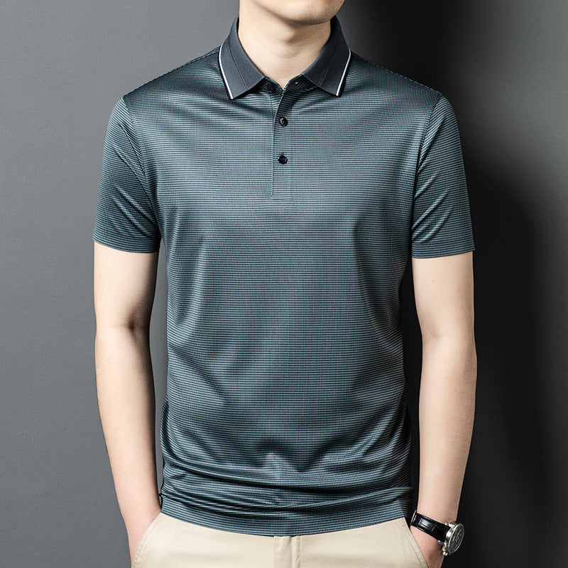 Herren Poloshirt mit strukturiertem Design und atmungsaktiven Eigenschaften Aliams