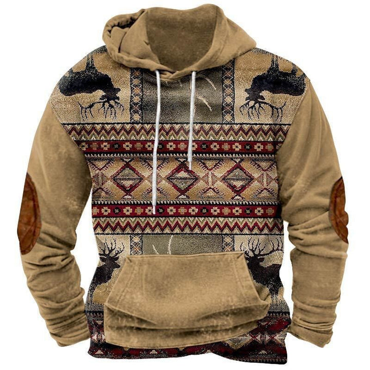 Herren Kapuzenpullover mit Western- und Cowboy-Design Aliams