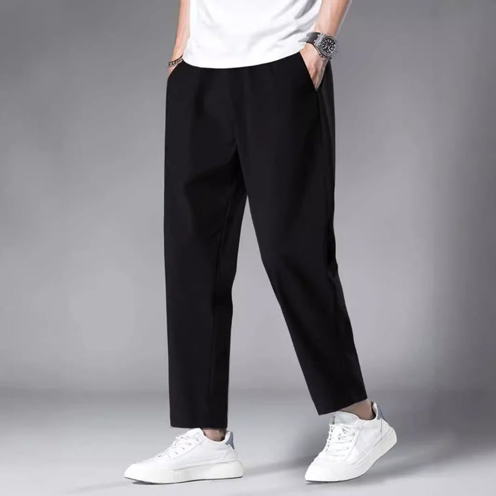 Herren elegante Relaxed-Fit Hose Aliams