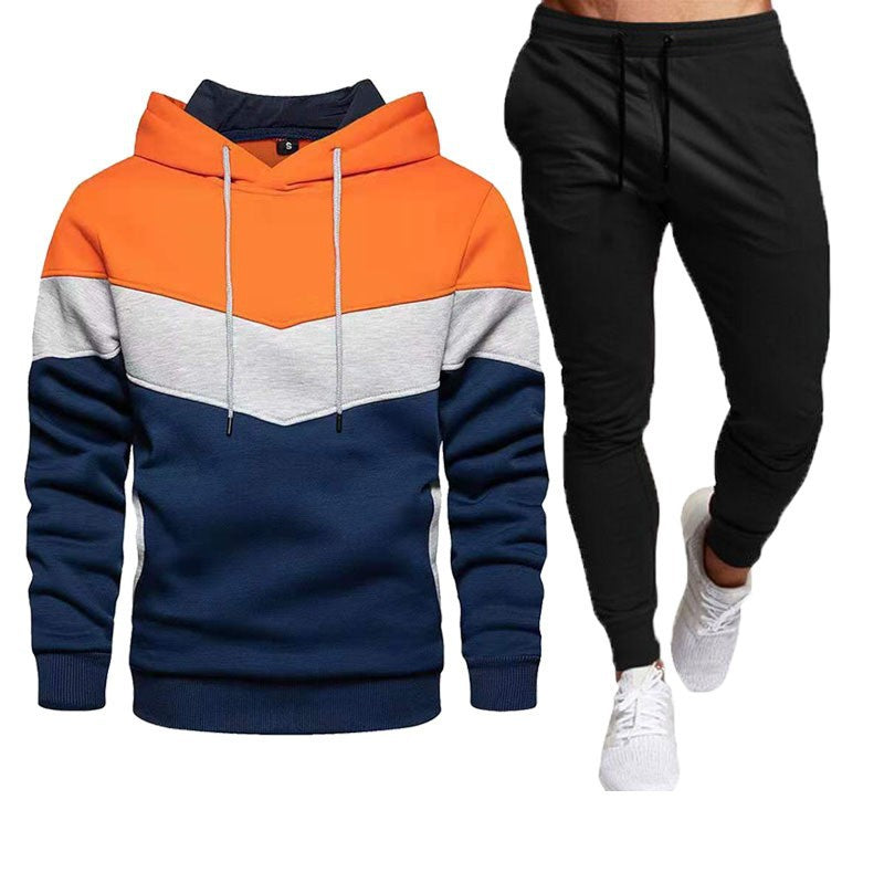 Herren Sportliches Sweatshirt und Jogginghose Set Aliams
