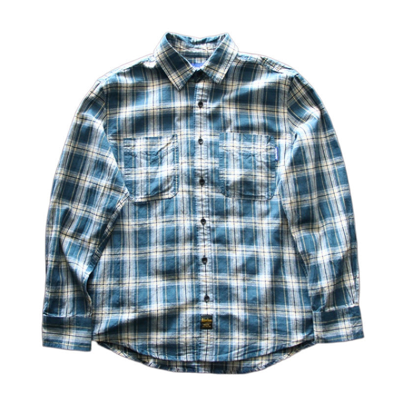 Herren karierte Flanellhemden mit praktischen Brusttaschen und komfortablem Schnitt Aliams