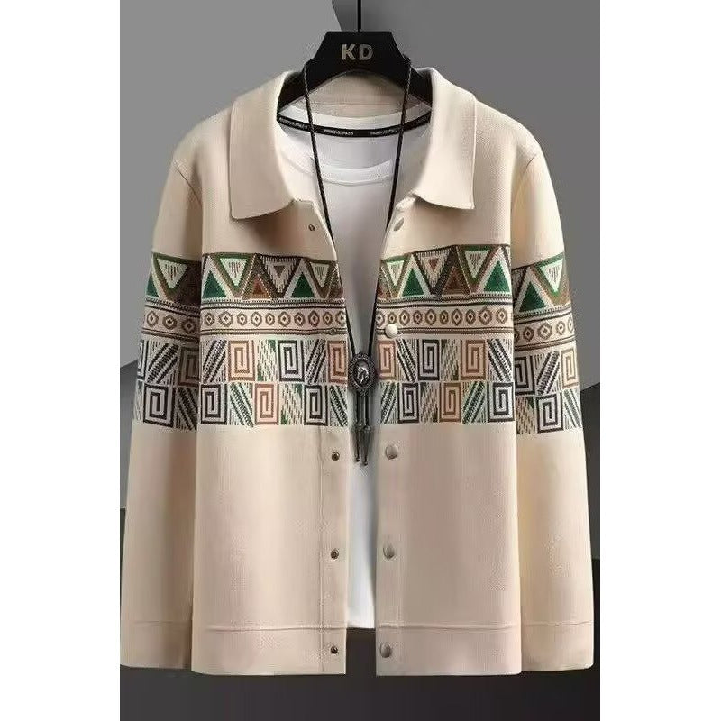 Damen Jacke mit einzigartigem geometrischem Muster Aliams