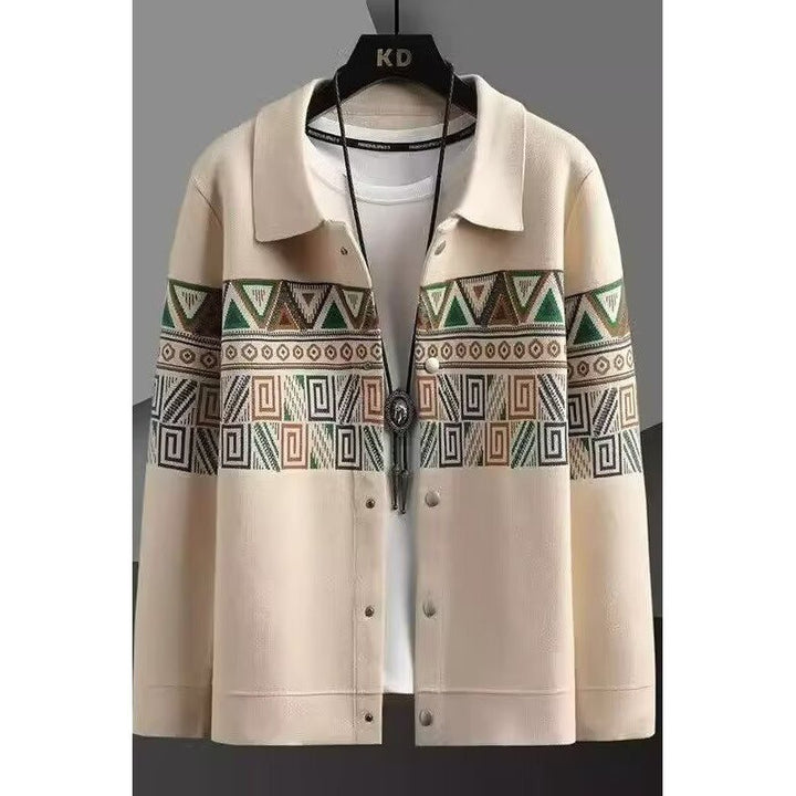 Damen Jacke mit einzigartigem geometrischem Muster Aliams