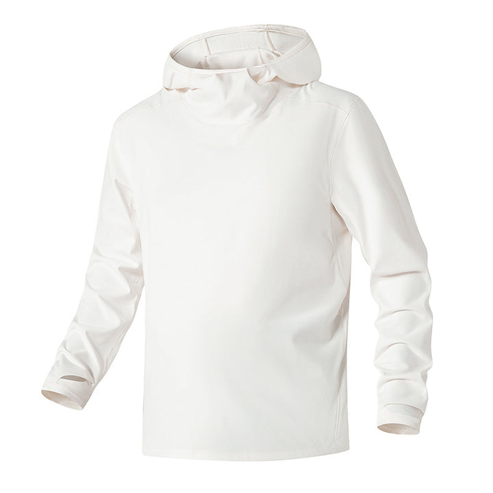 Herren Sportliches Funktionsoberteil mit hohem Kragen und Daumenlöchern Aliams