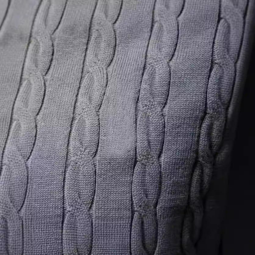 Herren Gemusterter Strickpullover Aliams