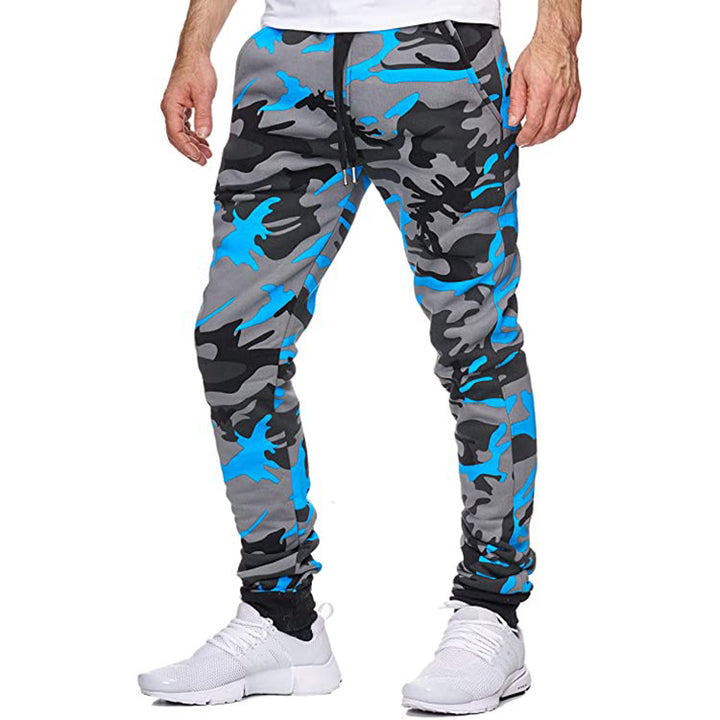 Herren Camouflage Jogginghose mit elastischem Bund und modernem Design Aliams