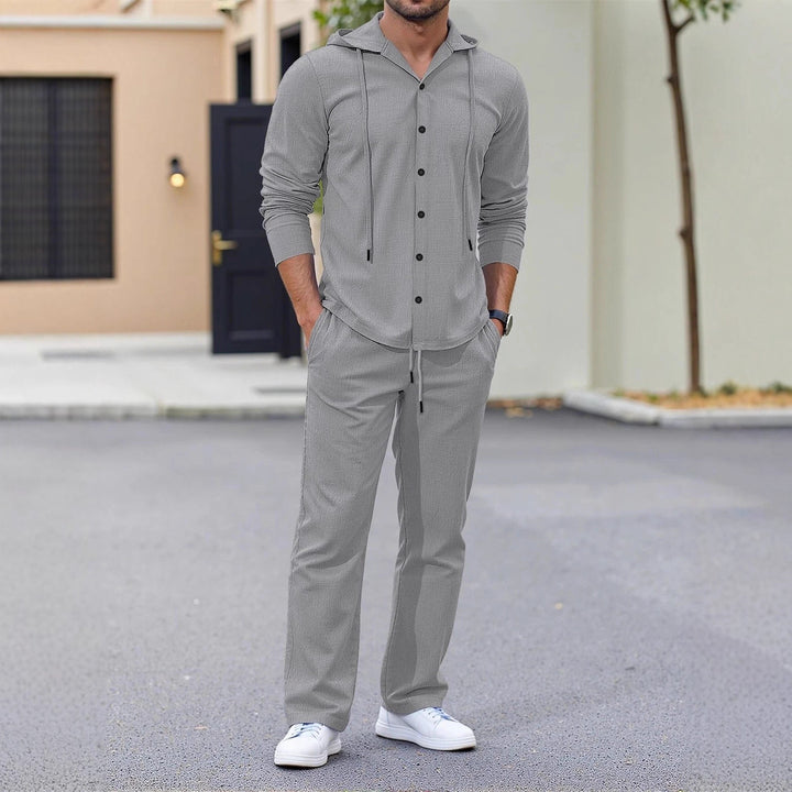 Herren Freizeitanzug mit modischem Schnitt und praktischen Taschen Aliams