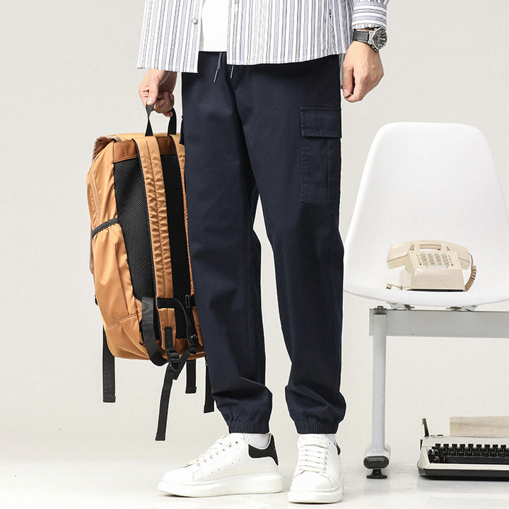 Herren Cargo-Longpants mit elastischem Bund und praktischen Seitentaschen Aliams