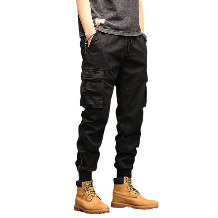 Herren Cargo-Hose mit elastischem Bund und multifunktionalen Taschen Aliams 1758210500