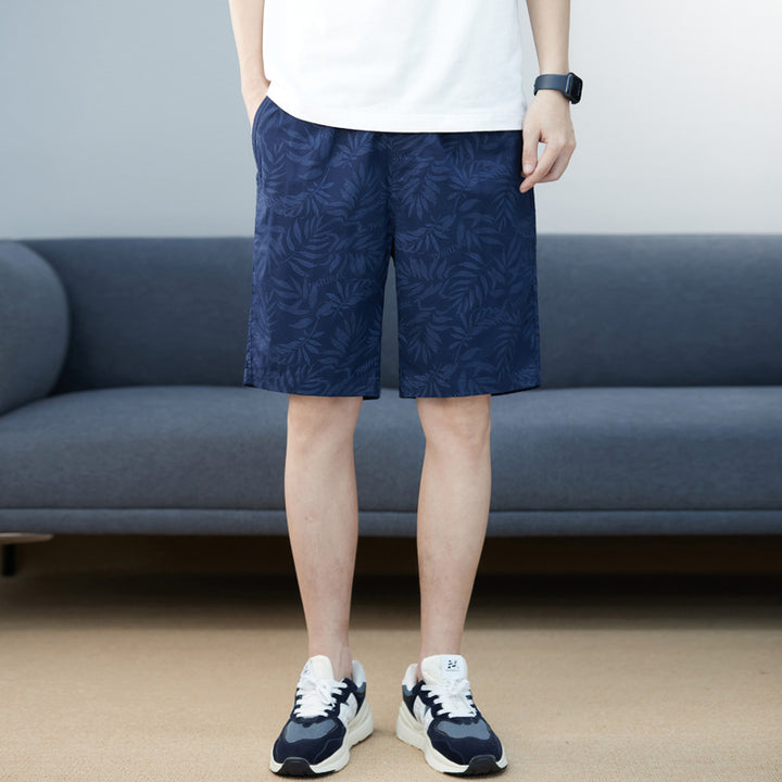 Herren Badeshorts mit elastischem Bund und funktionalen Taschen Aliams