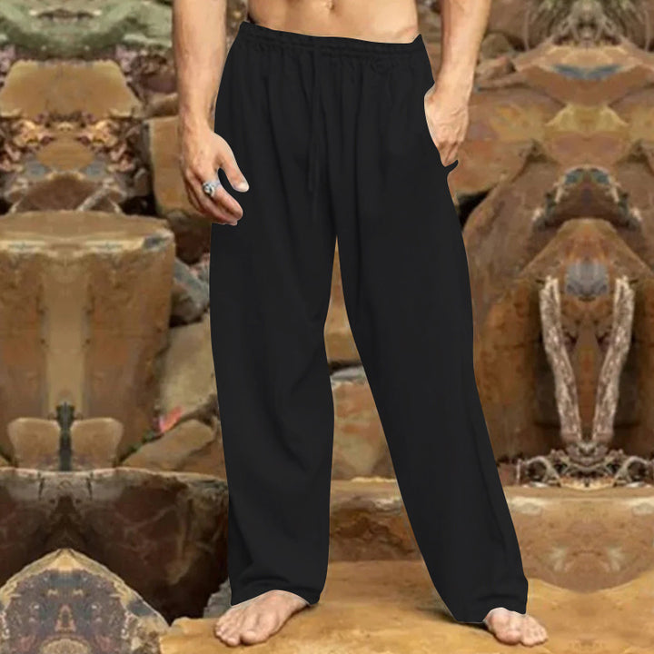 Herren bequeme Freizeithose mit regulierbarem Bund Aliams