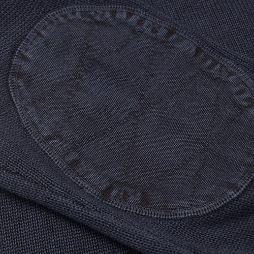 Herren feiner Strickpullover mit raffiniertem Rundhalsausschnitt und elastischem Bund Aliams