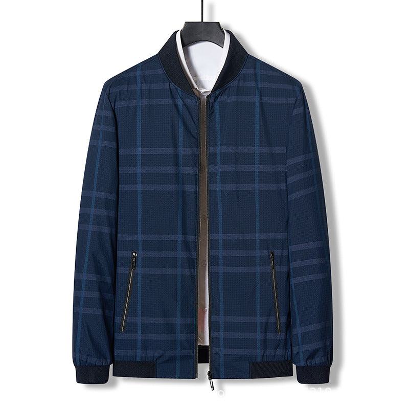 Herren sportliche Übergangsjacke mit modernen Einsätzen und vielseitigen Taschen Aliams