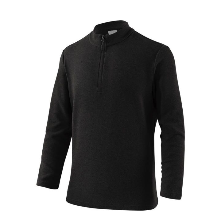 Herren Freizeit Pullover mit Stehkragen und Reißverschluss Aliams