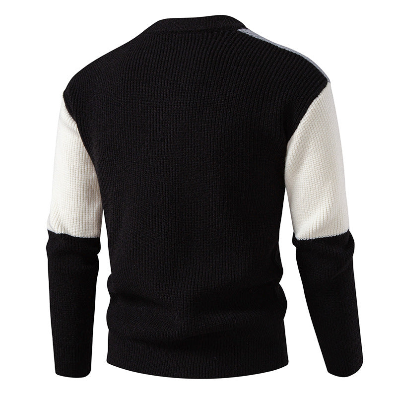 Herren stilvoller und komfortabler gestrickter Pullover Aliams