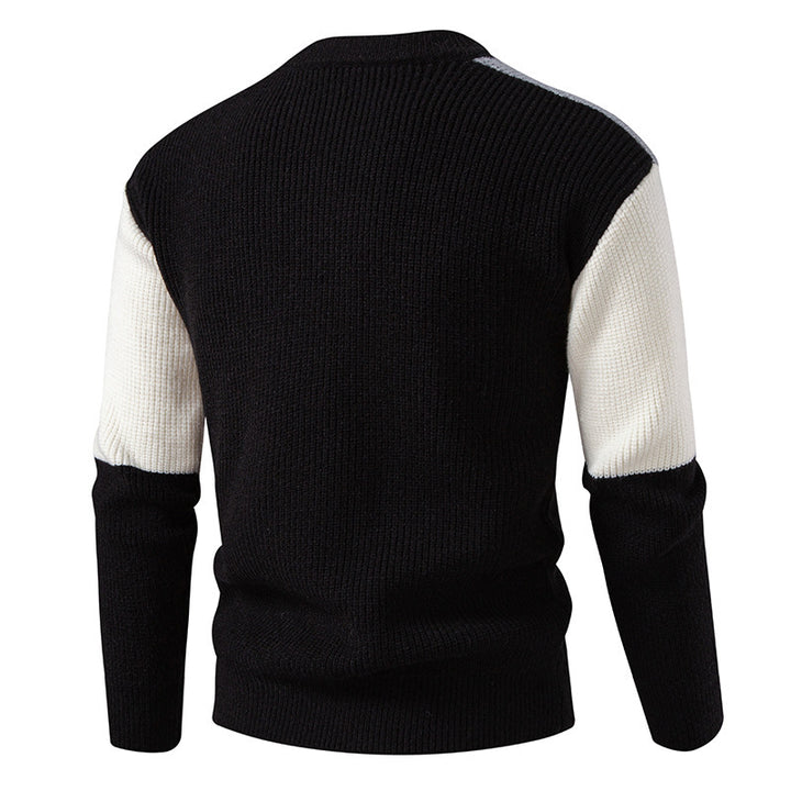 Herren stilvoller und komfortabler gestrickter Pullover Aliams