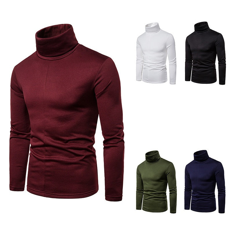 Herren Rollkragenpullover aus weichem Strickmaterial Aliams