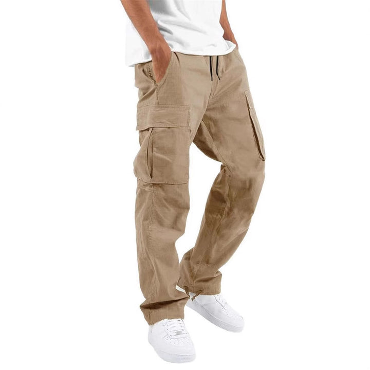 Herren robuste Multi-Taschen Cargohose Aliams