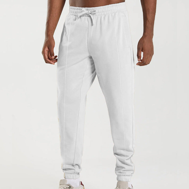 Herren Sportliche Freizeithose mit elastischem Bund und seitlichen Taschen Aliams
