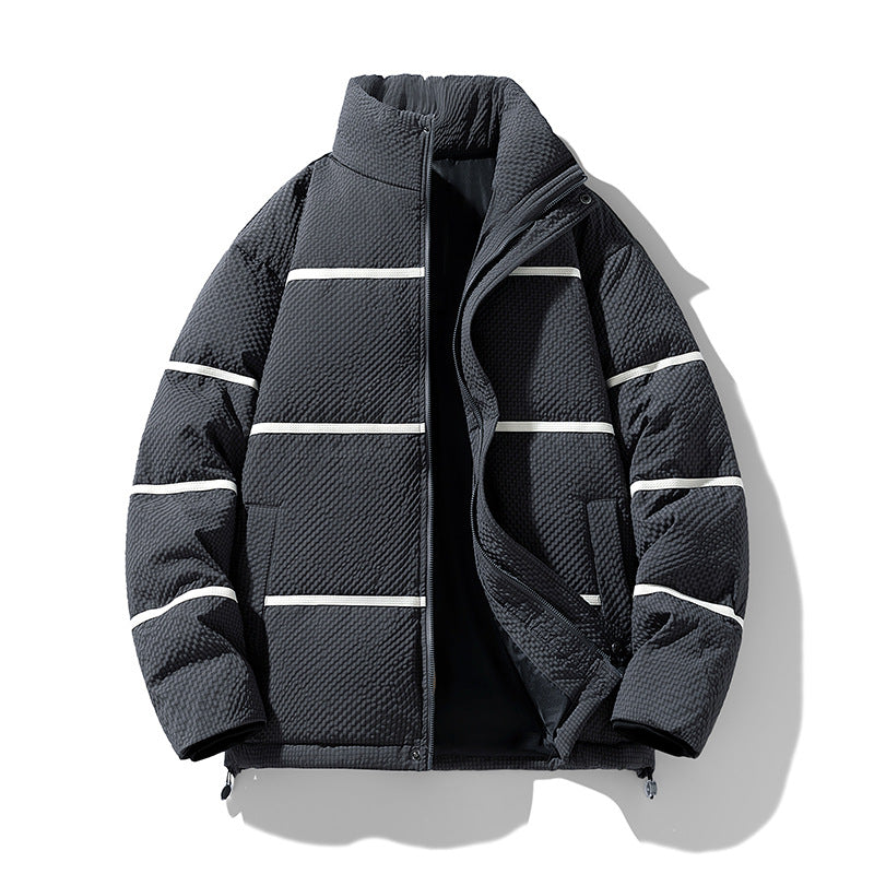 Herren isolierte Pufferjacke mit atmungsaktiver Membran und praktischem Kapuzensystem Aliams