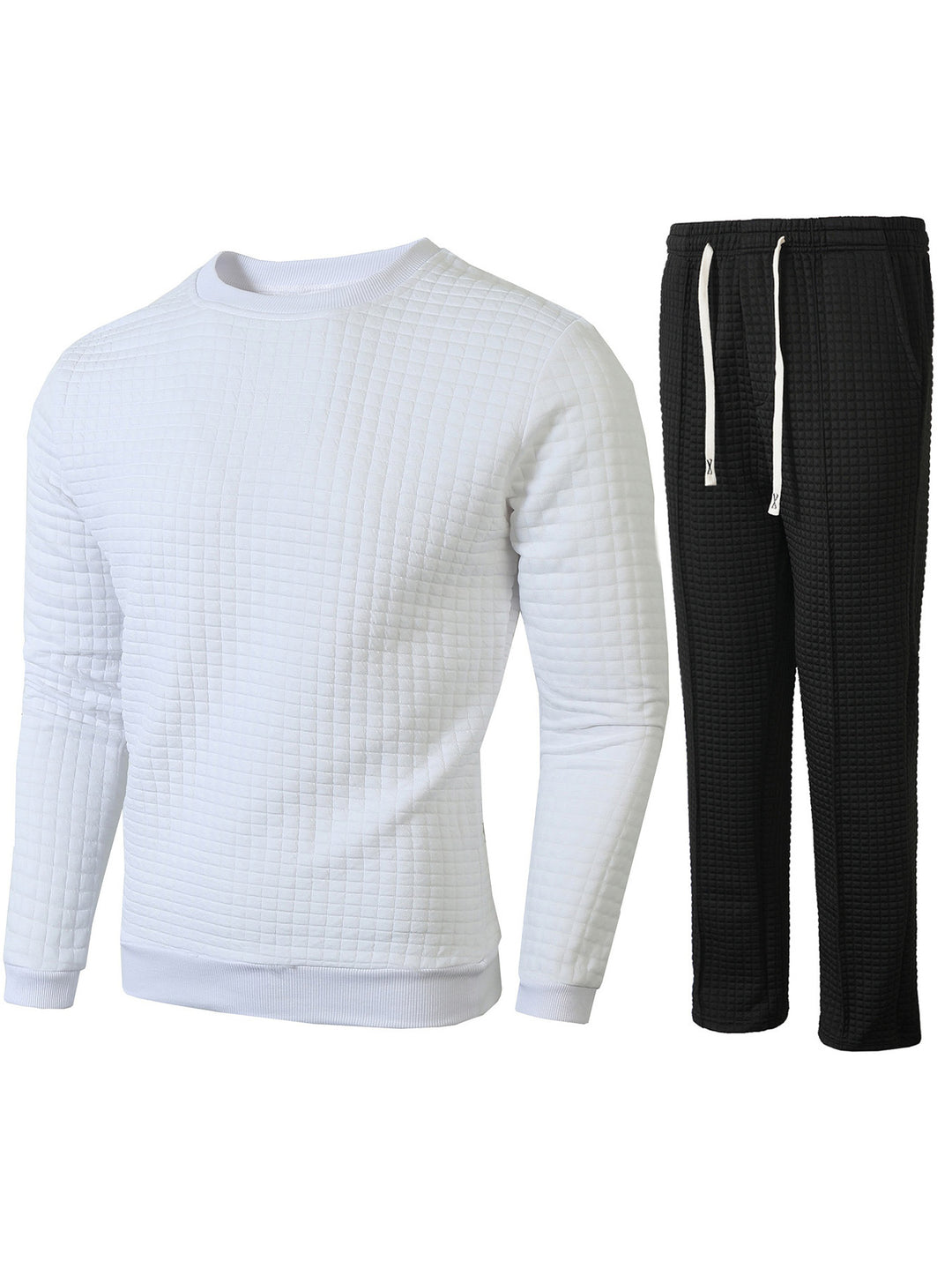 Herren gemütliches Sweatshirt und Jogginghose Set Aliams