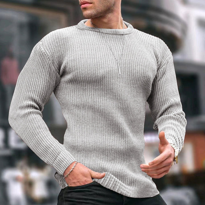 Herren Strickpullover mit strukturiertem Muster Aliams
