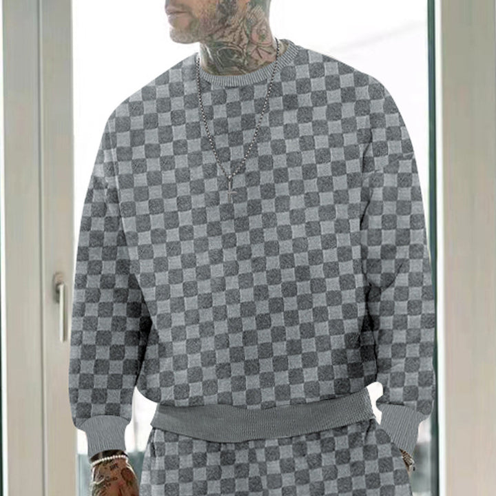 Herren Freizeit-Sweatshirt mit strukturierter Oberfläche Aliams