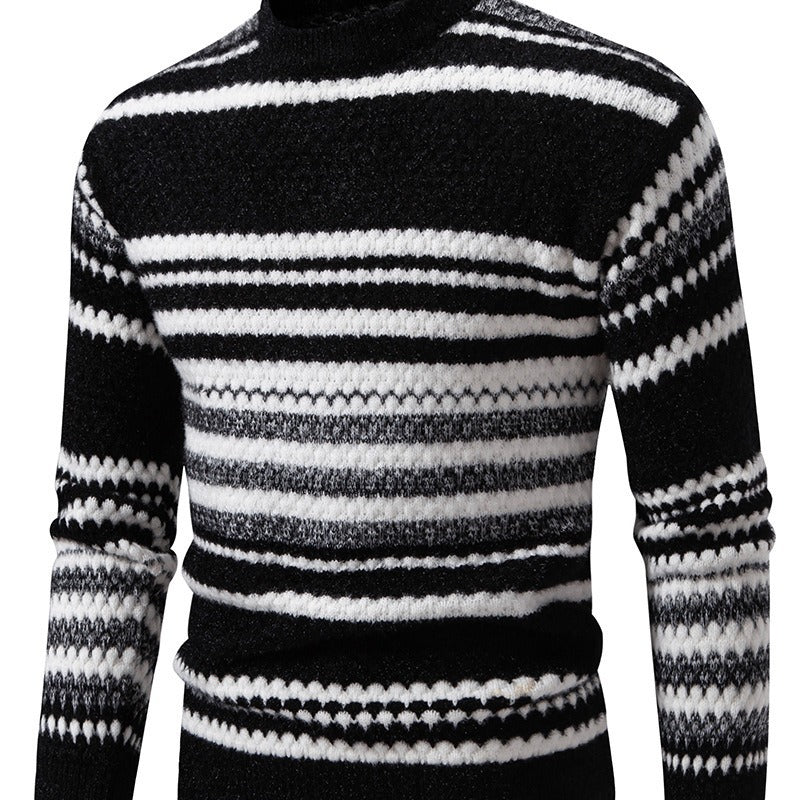 Herren Strickpullover mit strukturiertem Muster Aliams