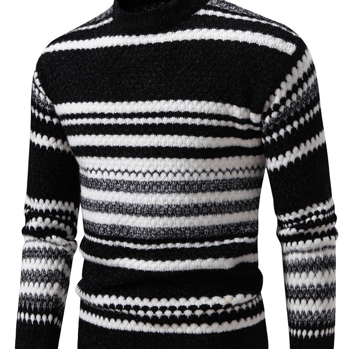 Herren Strickpullover mit strukturiertem Muster Aliams