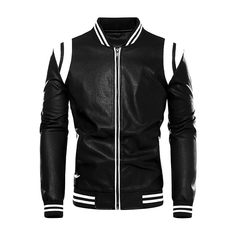 Herren sportliche Bomberjacke mit strukturiertem Design und seitlichen Eingrifftaschen Aliams