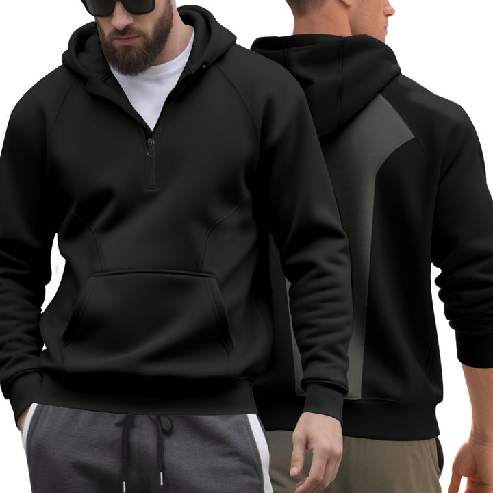 Herren Kapuzenpullover mit modernem Reißverschluss und praktischen Taschen Aliams
