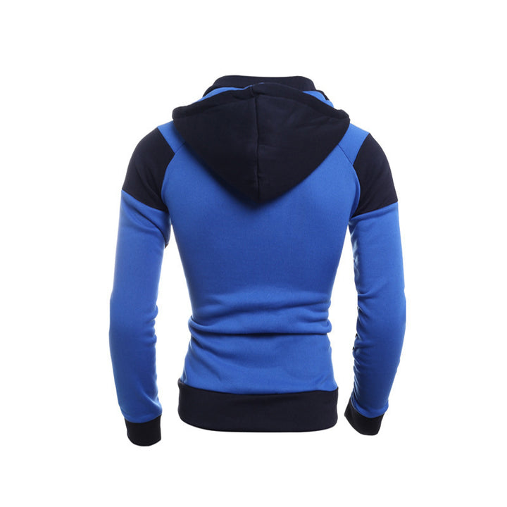 Herren sportlicher Kapuzenjacke mit modischem Farbblockdesign Aliams